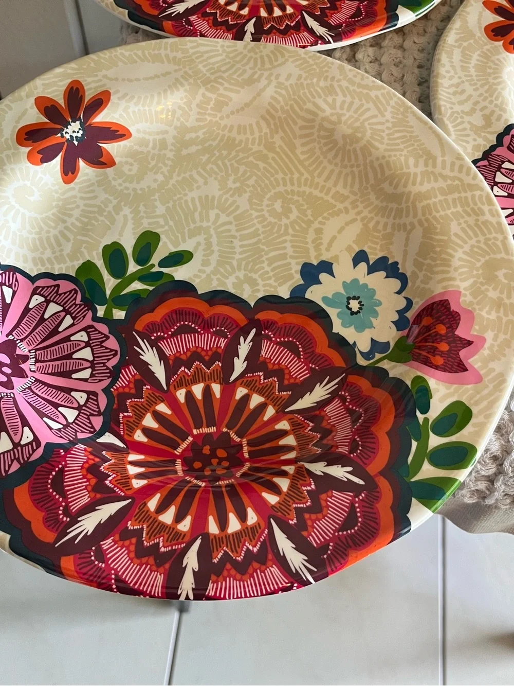 Set of 8 Tag Living Melamine Dinner Plates 10
